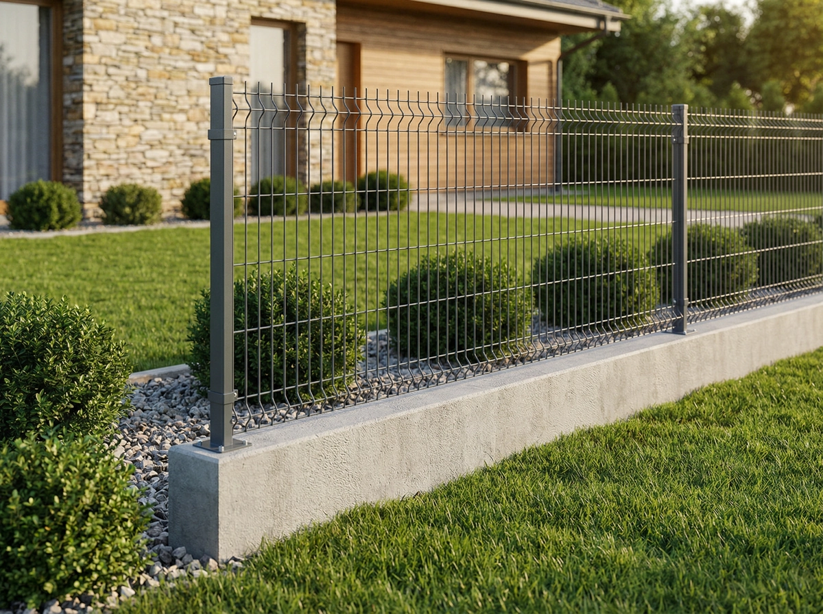Ogrodzenia panelowe z podmurówką: zalety i trendy